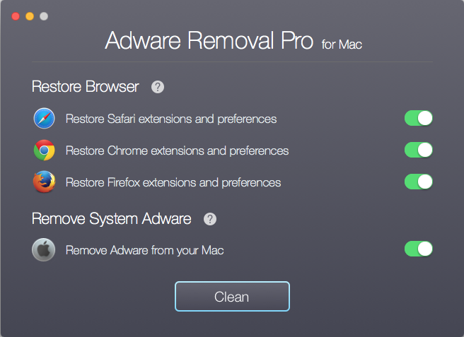 uninstalling mac adware cleaner
